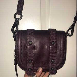 She + Lo uncharted cross body in plum